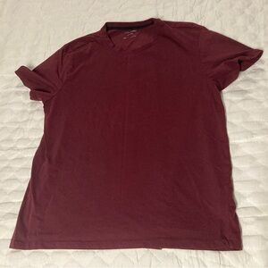 Calvin Klein Men's Maroon Short Sleeve T-Shirt